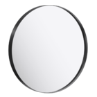 Зеркало в металлической раме RM0206BLK, черный, AQWELLA