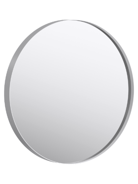 Зеркало в металлической раме RM0206W, белый, AQWELLA