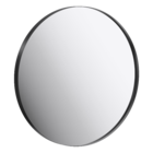 Зеркало в металлической раме RM0208BLK, черный, AQWELLA