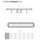 Душевой лоток Pestan Confluo Premium Line 650 мм (13100004)