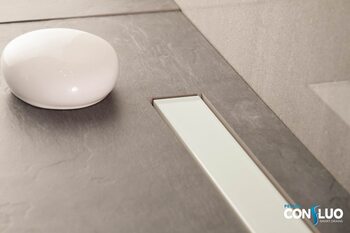 Душевой лоток Pestan Confluo Frameless Line White Glass  650мм (13701213)