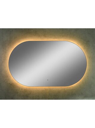 Зеркало Fleur Led 1100*650 с бесконтактным сенсором, теплая подсветка, Континент