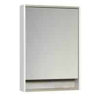 Шкаф-зеркало Капри 60 белый/бетон пайн Акватон 1A230302KPDA0