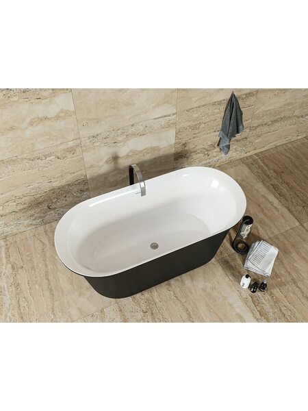 Акриловая ванна Aquanet Family Smart 170x78 88778 Gloss Finish (панель Black matte) (00293083)