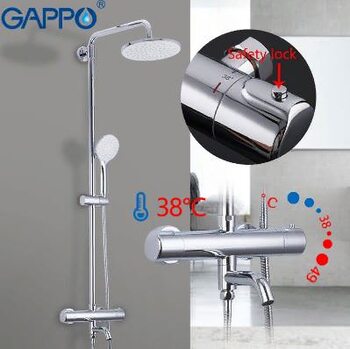 G2490 Душевая система с термостатом Gappo