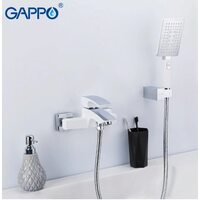 G3007-7 Смеситель для ванны, белый GAPPO