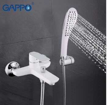 G3048 Смеситель для ванны, белый/хром GAPPO