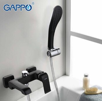 G3250 Смеситель для ванны, чёрный GAPPO