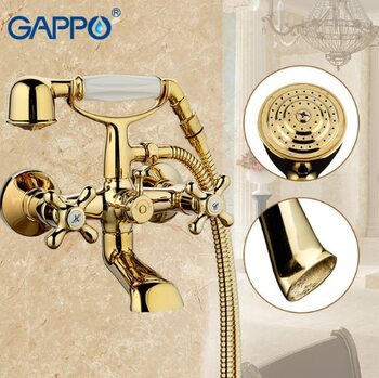 G3263-6 Смеситель для ванны, позолоченный GAPPO