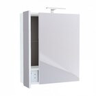 Шкаф-зеркало, 50 см, двухдверный, белый, New Mirro, NMIR502i99, IDDIS